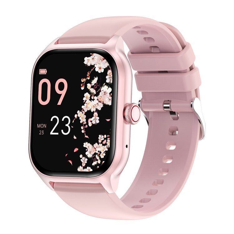 LEMFO LT10 2.01 inch TFT Screen Smart Watch Supports Bluetooth Call / Health Monitoring, Silicone Strap(Pink) - free shipping - PMC TechLife - Order now!