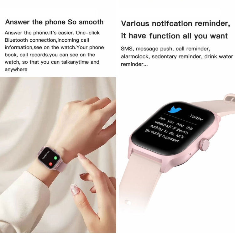LEMFO LT10 2.01 inch TFT Screen Smart Watch Supports Bluetooth Call / Health Monitoring, Steel Strap(Black) - Smart Watches by LEMFO | Online Shopping South Africa | PMC TechLife | Buy Now Pay Later Mobicred