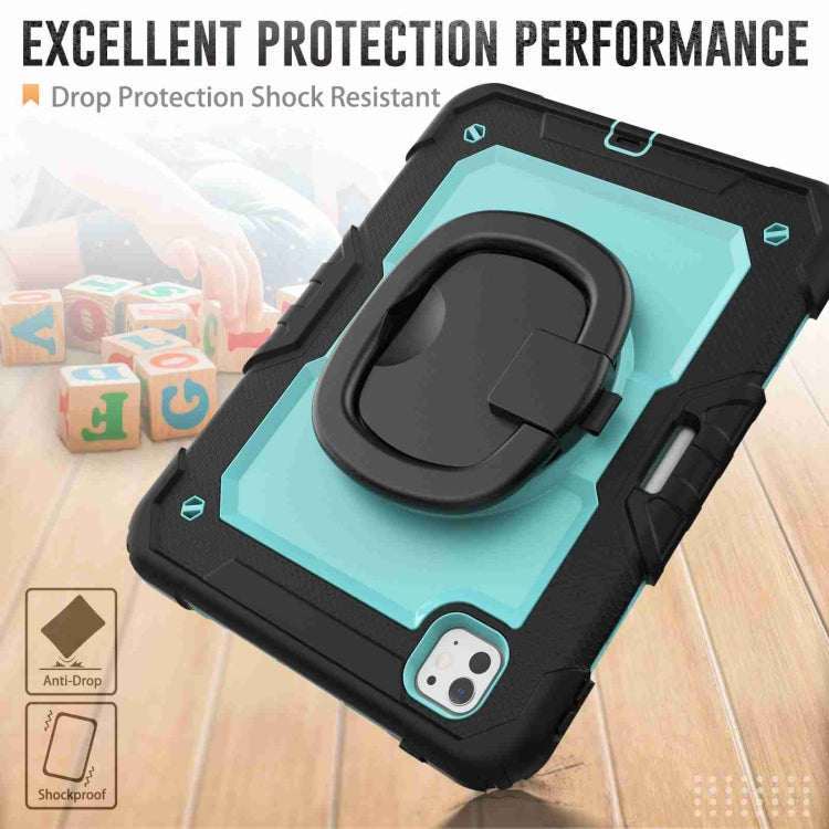 For iPad Pro 11 2024 Handle Silicone Hydric PC Tablet Case with Shoulder Strap(Light Blue PC) - iPad Pro 11 2024 Cases by PMC TechLife | Online Shopping South Africa | PMC TechLife | Buy Now Pay Later Mobicred