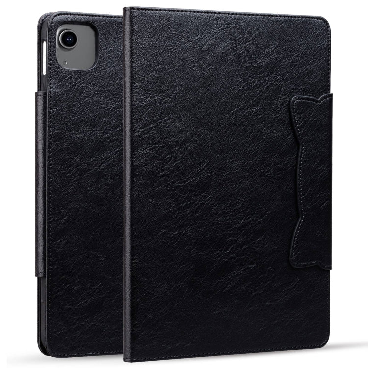 For iPad Air 11 2025 / 2024 / Air 5 / Air 4 Cat Buckle Leather Smart Tablet Case(Black) - free shipping - PMC TechLife - Order now!
