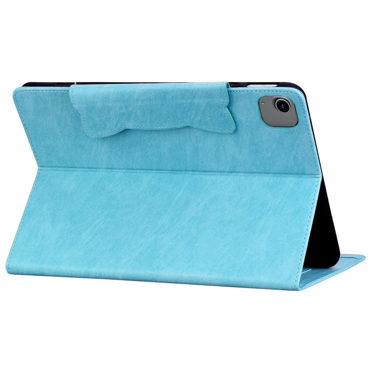 For iPad Air 13 2024 Cat Buckle Leather Smart Tablet Case(Sky Blue) - iPad Air 13 2024 Cases by PMC TechLife | Online Shopping South Africa | PMC TechLife | Buy Now Pay Later Mobicred