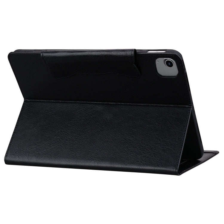 For iPad Air 13 2025 / 2024 Cat Buckle Leather Smart Tablet Case(Black) - iPad Air 13 2025 / 2024 Cases by PMC TechLife | Online Shopping South Africa | PMC TechLife | Buy Now Pay Later Mobicred