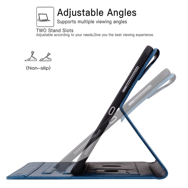 For iPad Air 13 2024 Cat Buckle Leather Smart Tablet Case(Royal Blue) - iPad Air 13 2024 Cases by PMC TechLife | Online Shopping South Africa | PMC TechLife | Buy Now Pay Later Mobicred