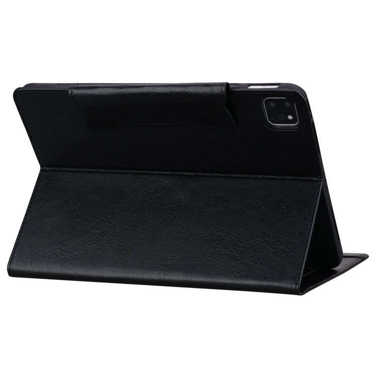 For iPad Pro 11 2024 Cat Buckle Leather Smart Tablet Case(Black) - iPad Pro 11 2024 Cases by PMC TechLife | Online Shopping South Africa | PMC TechLife | Buy Now Pay Later Mobicred