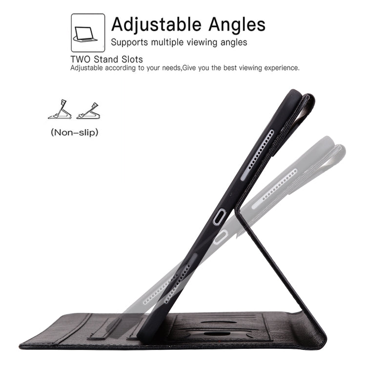 For iPad Pro 11 2024 Cat Buckle Leather Smart Tablet Case(Black) - iPad Pro 11 2024 Cases by PMC TechLife | Online Shopping South Africa | PMC TechLife | Buy Now Pay Later Mobicred