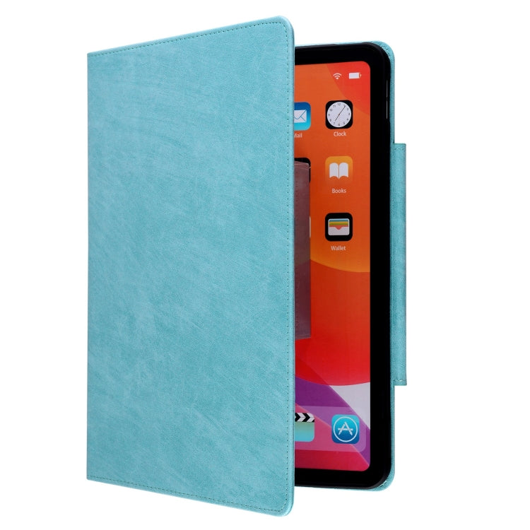 For iPad Pro 13 2024 Cat Buckle Leather Smart Tablet Case(Sky Blue) - iPad Pro 13 2024 Cases by PMC TechLife | Online Shopping South Africa | PMC TechLife | Buy Now Pay Later Mobicred