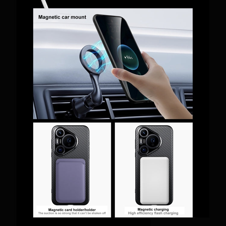 For Huawei Pura 70 SULADA 600D Kevlar Texture PC Shockproof Phone Case(Purple) - free shipping - PMC Jewellery - Order now!