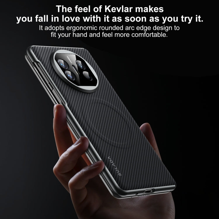 For Huawei Mate X3 SULADA 600D Kevlar Texture PC Shockproof Phone Case(Brown) - free shipping - PMC TechLife - Order now!