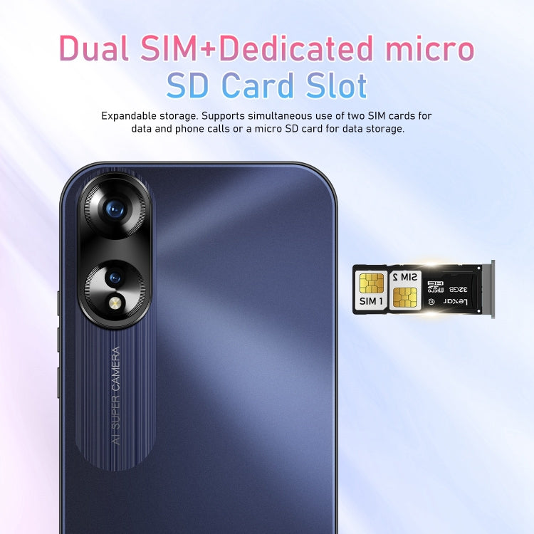 SDT81 / A38, 2GB+16GB, 6.3 inch Screen, Face Identification, Android 10.0 MTK6737 Quad Core, Network: 4G, Dual SIM(Gold) -  by PMC TechLife | Online Shopping South Africa | PMC TechLife | Buy Now Pay Later Mobicred