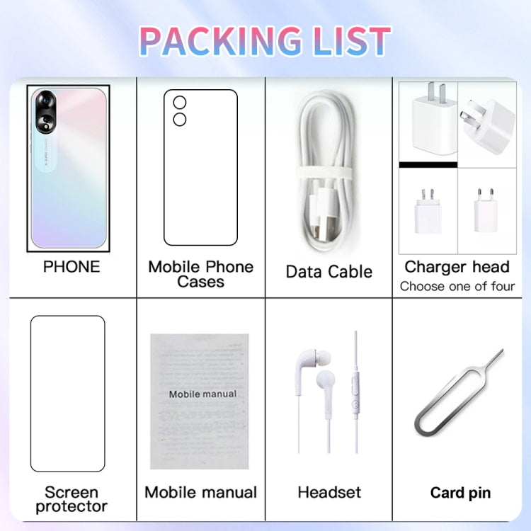 SDT81 / A38, 2GB+16GB, 6.3 inch Screen, Face Identification, Android 10.0 MTK6737 Quad Core, Network: 4G, Dual SIM(White) -  by PMC TechLife | Online Shopping South Africa | PMC TechLife | Buy Now Pay Later Mobicred