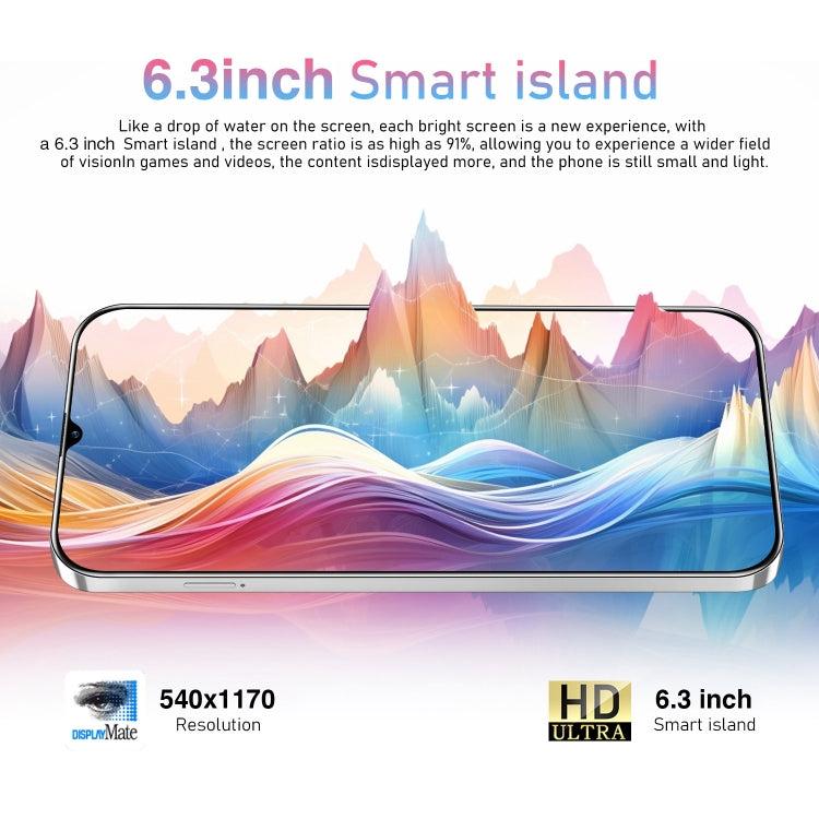 SDT81 / A38, 2GB+16GB, 6.3 inch Screen, Face Identification, Android 10.0 MTK6737 Quad Core, Network: 4G, Dual SIM(White) -  by PMC TechLife | Online Shopping South Africa | PMC TechLife | Buy Now Pay Later Mobicred