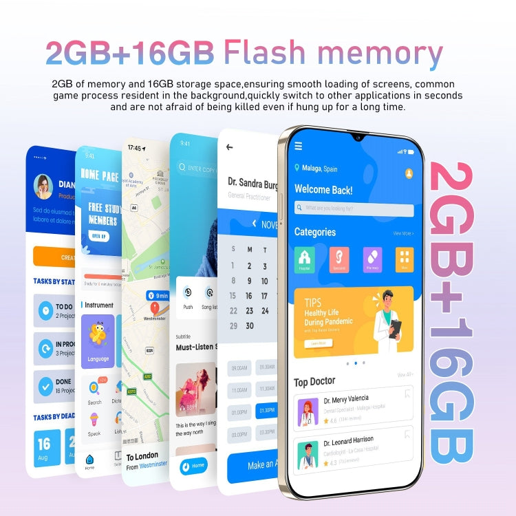 SDT81 / A38, 2GB+16GB, 6.3 inch Screen, Face Identification, Android 10.0 MTK6737 Quad Core, Network: 4G, Dual SIM(Gold) -  by PMC TechLife | Online Shopping South Africa | PMC TechLife | Buy Now Pay Later Mobicred