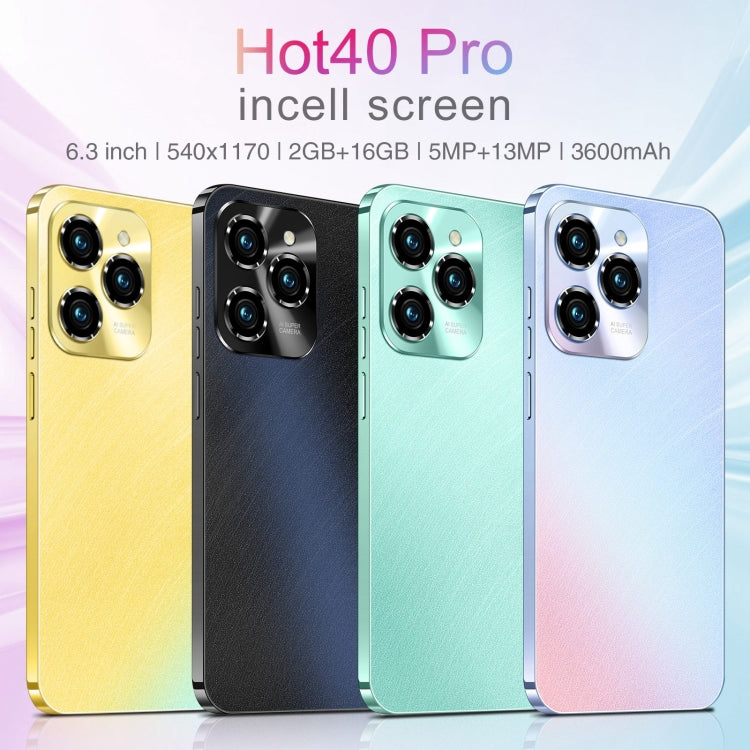 SDT83 / Hot40 Pro, 2GB+16GB, 6.3 inch Screen, Face Identification, Android 10.0 MTK6737 Quad Core, Network: 4G, Dual SIM(Green) -  by PMC TechLife | Online Shopping South Africa | PMC TechLife | Buy Now Pay Later Mobicred
