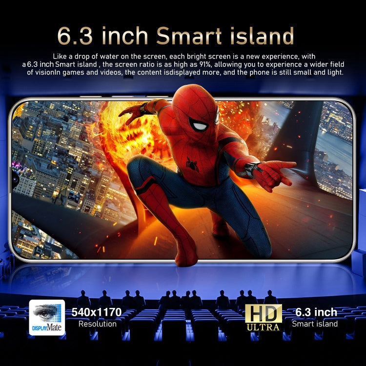 SDT89 / S24 Ultra, 2GB+16GB, 6.3 inch Screen, Face Identification, Android 10.0 MTK6737 Quad Core, Network: 4G, Dual SIM(Gold) -  by PMC TechLife | Online Shopping South Africa | PMC TechLife | Buy Now Pay Later Mobicred