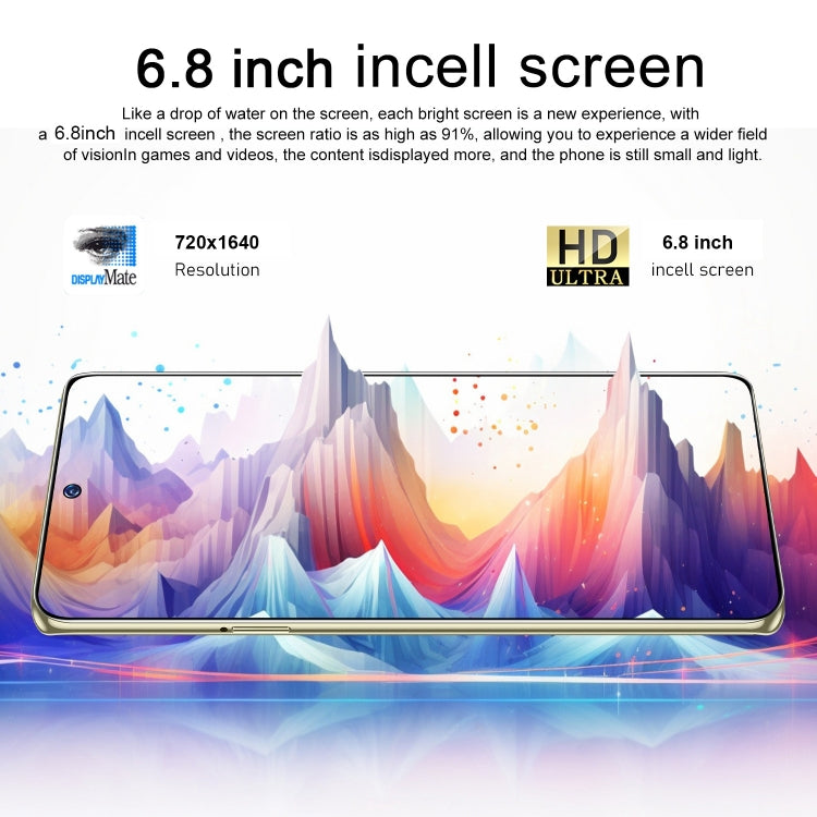 ZKV6 / 11 Pro+, 3GB+64GB, 6.8 inch Screen, Face Identification, Android 10.0 MTK6737 Quad Core, Network: 4G, OTG, Dual SIM(Gold) -  by PMC TechLife | Online Shopping South Africa | PMC TechLife | Buy Now Pay Later Mobicred