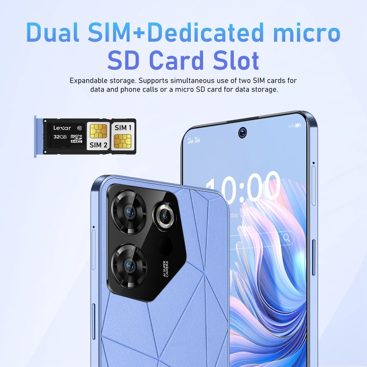 U32 / C20 Pro 5G, 3GB+64GB, 6.6 inch Screen, Face Identification, Android 10.0 MTK6737 Quad Core, Network: 4G, OTG, Dual SIM(Blue) -  by PMC TechLife | Online Shopping South Africa | PMC TechLife | Buy Now Pay Later Mobicred