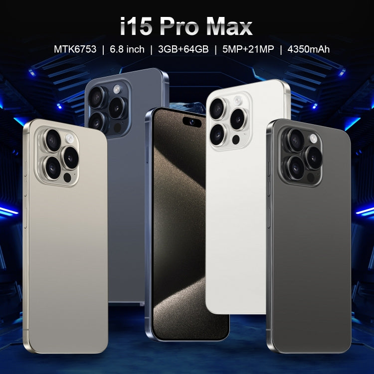 VD1 / i15 Pro Max, 3GB+64GB, 6.8 inch Screen, Face Identification, Android 10.0 MTK6753 Octa Core, Network: 4G, Dual SIM(Blue) -  by PMC TechLife | Online Shopping South Africa | PMC TechLife | Buy Now Pay Later Mobicred