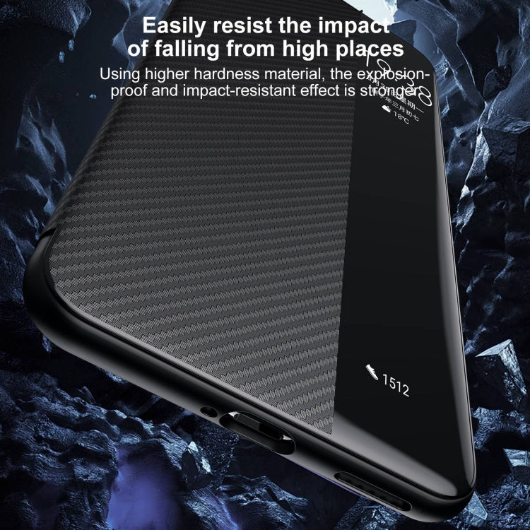 For Huawei Pura 70 Pro SULADA Kevlar 600D Texture Smart Window Leather Phone Case(Brown) - free shipping - PMC Jewellery - Order now!