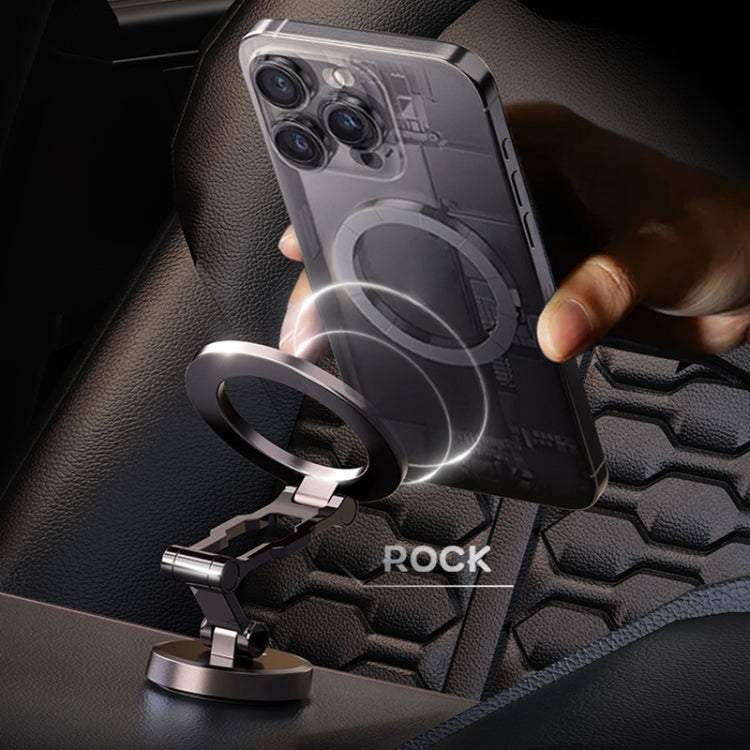 ROCK Q08 Car Magnetic Foldable Phone Holder(Black) - free shipping - PMC TechLife - Order now!