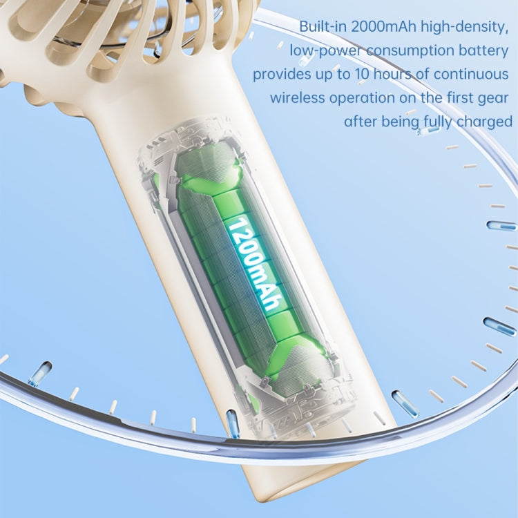 ROCK YW-DC03 Air Bubble Mini Handheld Fan - free shipping - PMC Jewellery - Order now!