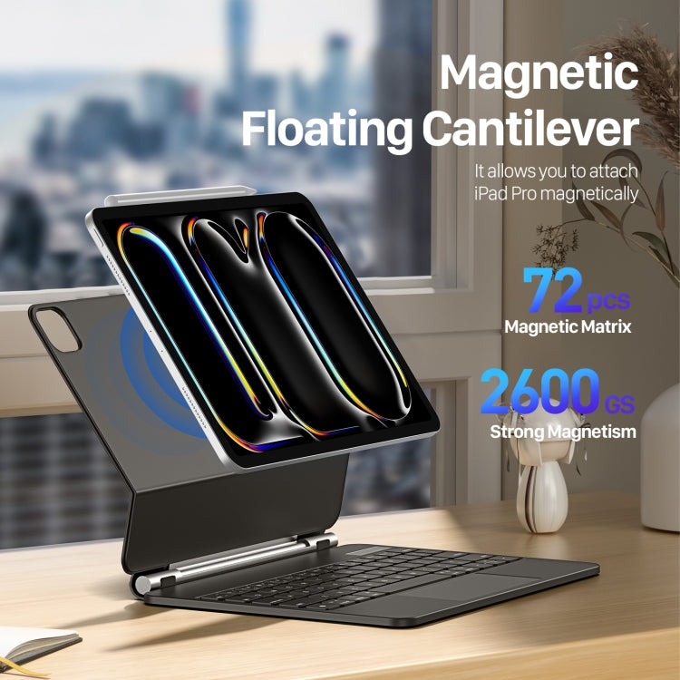 DUX DUCIS MK Series Floating Magnetic Keyboard Tablet Leather Case For iPad Pro 11 2024(Black) - free shipping - PMC TechLife - Order now!