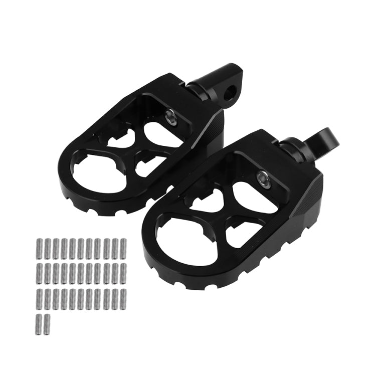 Motorcycle Modification Pedal Set Wide Fat Footpegs Foot Pegs for Harley(Black) - free shipping - PMC TechLife - Order now!