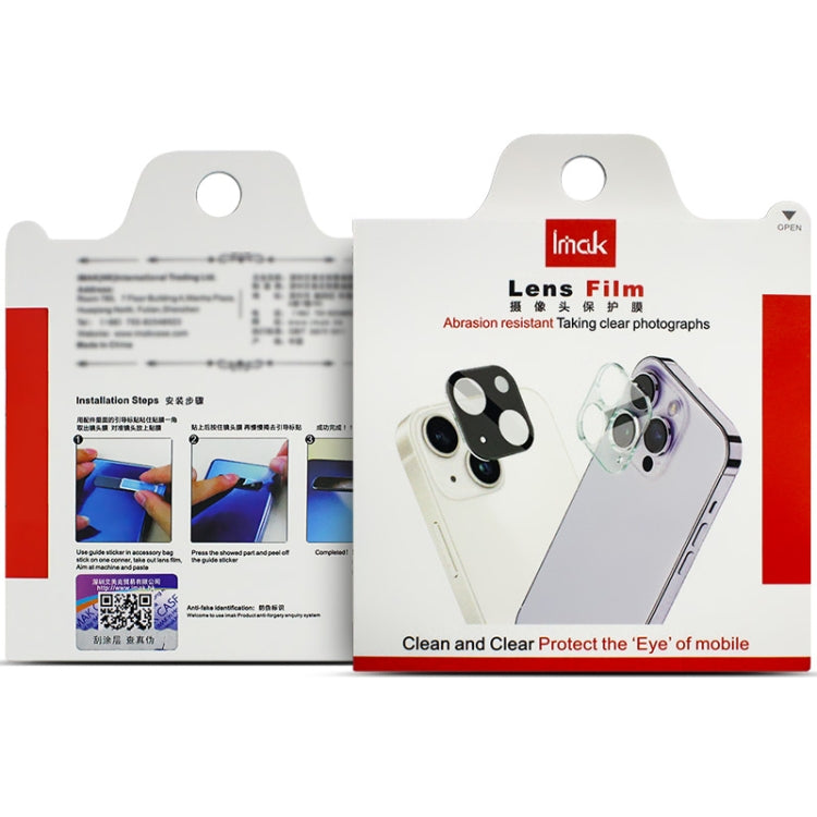 For iPhone 16e imak High Definition Integrated Glass Lens Film Black Version - iPhone 16e Tempered Glass by imak | Online Shopping South Africa | PMC TechLife | Buy Now Pay Later Mobicred