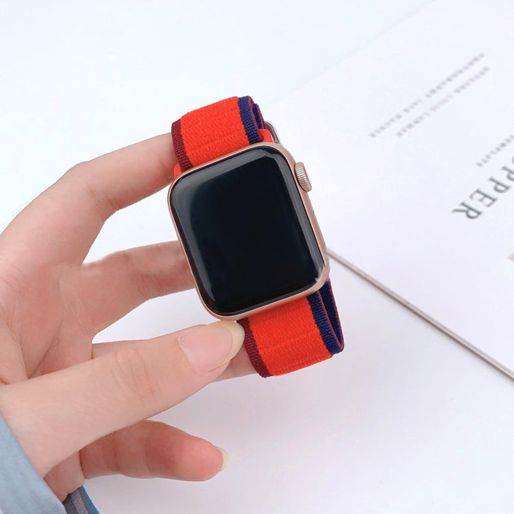 For Apple Watch Ultra 49mm Nylon Elastic Buckle Watch Band(Milky White) - free shipping - PMC Jewellery - Order now!