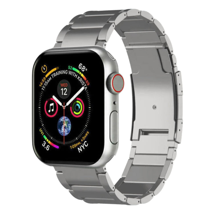 For Apple Watch SE 40mm Titanium Metal Watch Band(Silver) - free shipping - PMC TechLife - Order now!