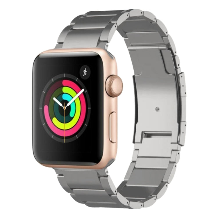 For Apple Watch Series 3 38mm Titanium Metal Watch Band(Silver) - free shipping - PMC TechLife - Order now!