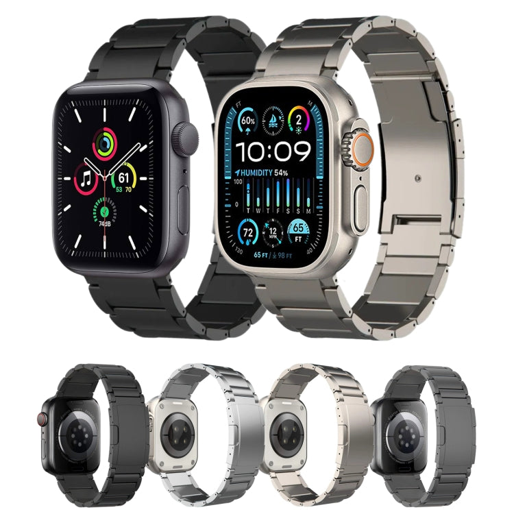 For Apple Watch Series 5 44mm Titanium Metal Watch Band(Silver) - free shipping - PMC TechLife - Order now!