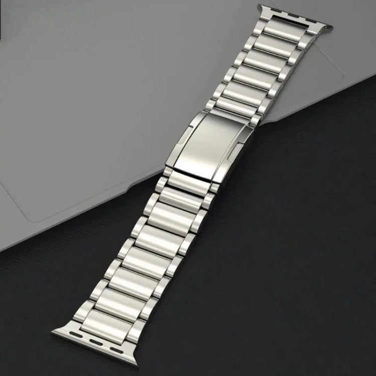 For Apple Watch SE 2023 40mm Titanium Metal Watch Band(Silver) - free shipping - PMC TechLife - Order now!