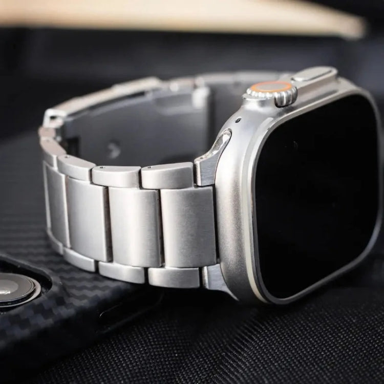 For Apple Watch Series 4 44mm Titanium Metal Watch Band(Silver) - free shipping - PMC TechLife - Order now!