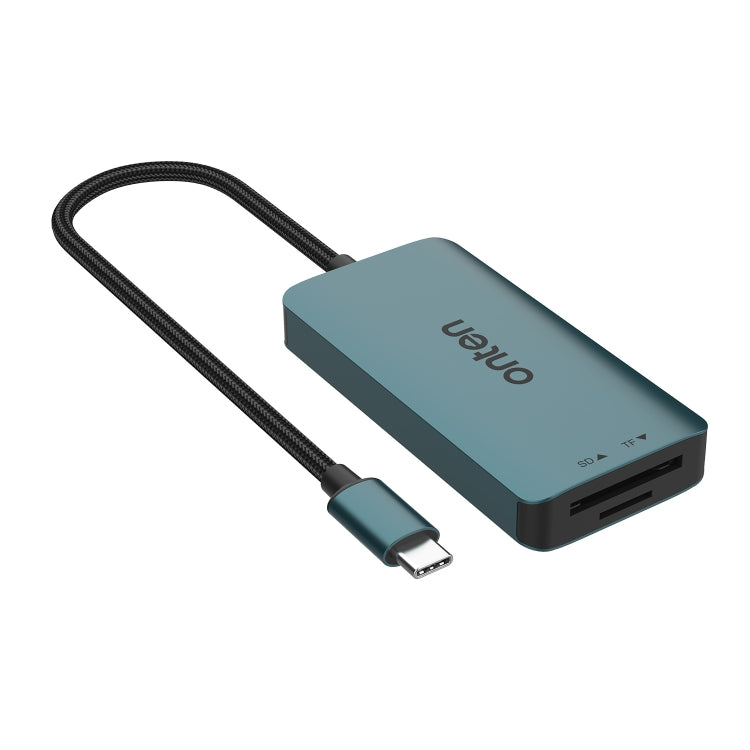 Onten C12 3 in 1 USB-C / Type-C to CFepress Type-A & SD & TF Card Reader(Pine Green) - free shipping - PMC Jewellery - Order now!