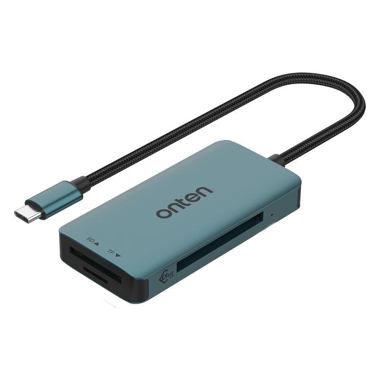 Onten C15 3 in 1 USB-C / Type-C to CFast 2.0 & SD & TF Card Reader(Pine Green) - free shipping - PMC Jewellery - Order now!