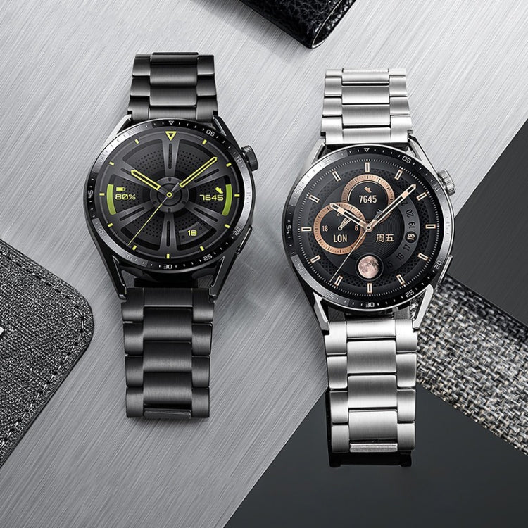 22mm Three-Bead Magnetic Buckle Titanium Alloy Watch Band(Grey) - free shipping - PMc TechLife - Order now!