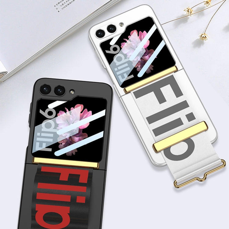 For Samsung Galaxy Z Flip6 / Flip7 FE GKK Integrated Ultra-thin Wristband Holder Phone Case(Black) - free shipping - PMC Jewellery - Order now!