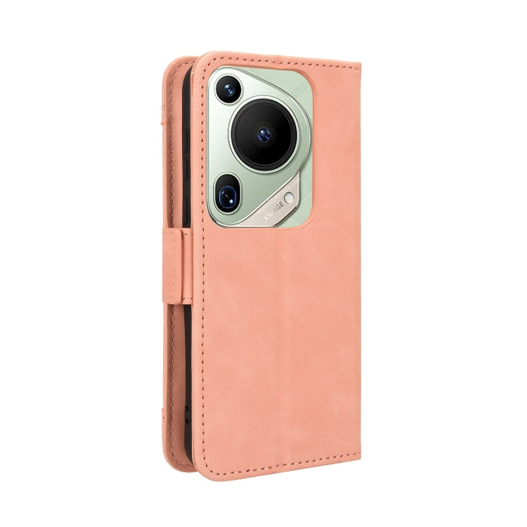 For Huawei Pura 70 Ultra Skin Feel Calf Texture Card Slots Leather Phone Case(Pink) - Huawei Cases by PMC Jewellery | Online Shopping South Africa | PMC Jewellery | Buy Now Pay Later Mobicred