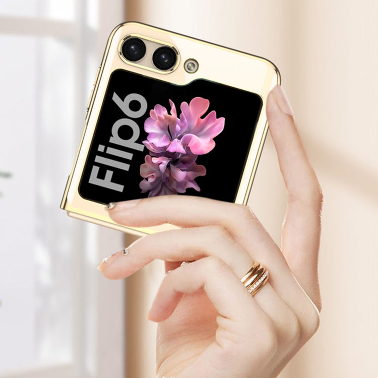 For Samsung Galaxy Z Flip6 / Flip7 FE GKK Electroplating Full Coverage Phone Case(Transparent) - free shipping - PMC Jewellery - Order now!