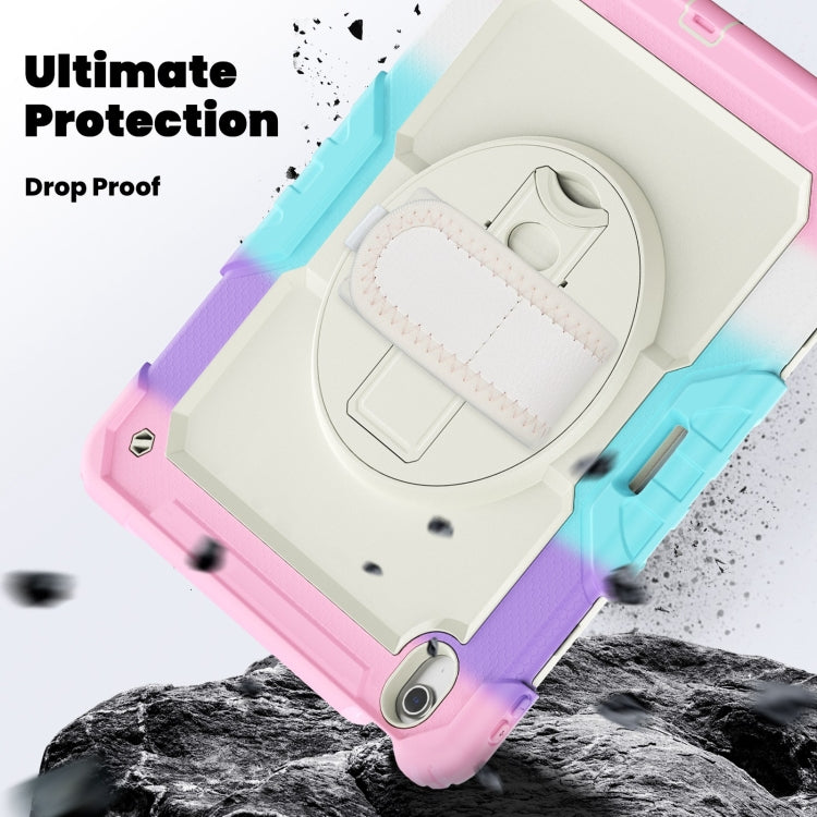 For iPad Air 13 2024 Silicone Hybrid PC Tablet Case with Shoulder Strap(Camouflage Pink) - iPad Air 13 2024 Cases by PMC TechLife | Online Shopping South Africa | PMC TechLife | Buy Now Pay Later Mobicred