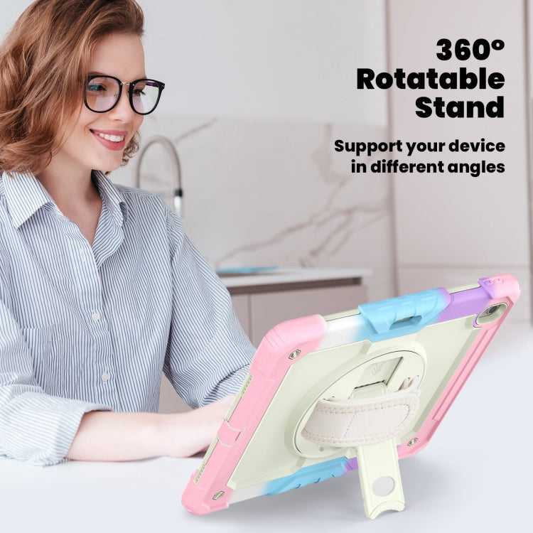 For iPad Air 13 2024 Silicone Hybrid PC Tablet Case with Shoulder Strap(Camouflage Pink) - iPad Air 13 2024 Cases by PMC TechLife | Online Shopping South Africa | PMC TechLife | Buy Now Pay Later Mobicred