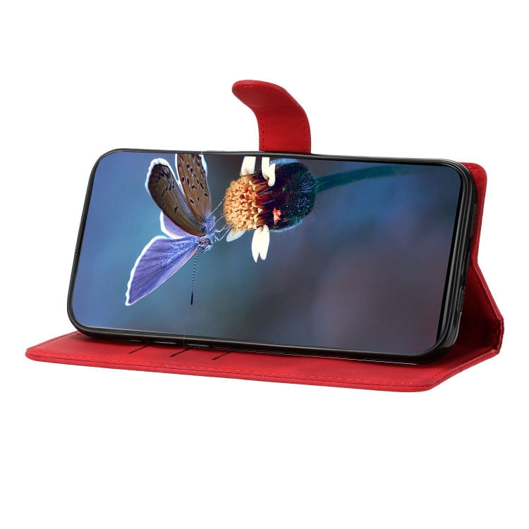 For iPhone 16 Plus Cherry Blossom Butterfly Skin Feel Embossed PU Phone Case(Red) - free shipping - PMC TechLife - Order now!