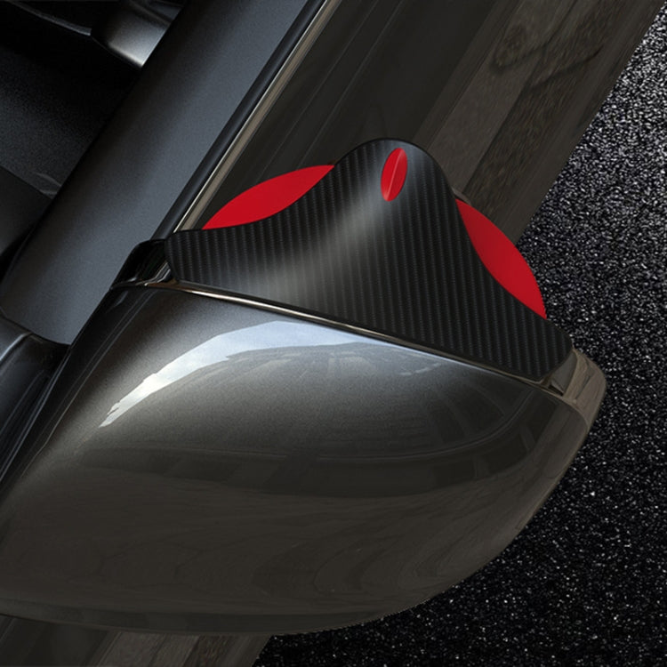 3R 3R-156 2 in 1 Car Auxiliary HD Blind Spot Mirror with Carbon Fiber Texture Rain Shield, Style:Oval Shape - Convex Mirror & Accessories by 3R | Online Shopping South Africa | PMC TechLife | Buy Now Pay Later Mobicred