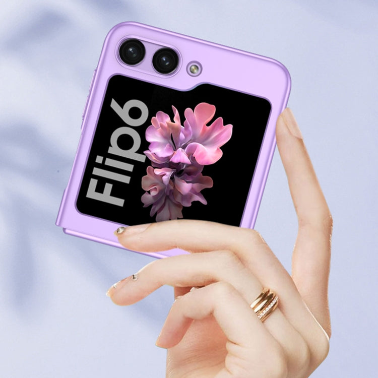 For Samsung Galaxy Z Flip6 GKK Ultra-thin Full Coverage Phone Case with Tempered Film(Dream Mirror Purple) - free shipping - PMC Jewellery - Order now!