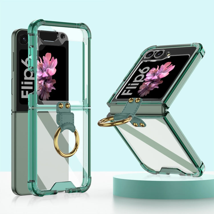 For Samsung Galaxy Z Flip6 / Flip7 FE GKK Airbag Ring Full Coverage Phone Case(Green) - free shipping - PMC Jewellery - Order now!
