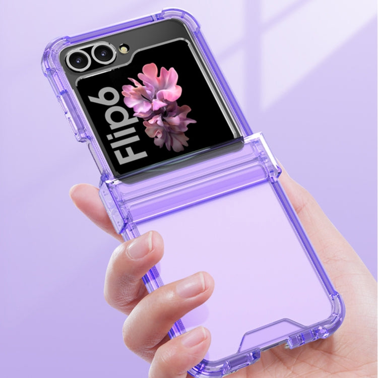For Samsung Galaxy Z Flip6 / Flip7 FE GKK Airbag Hinge Full Coverage Phone Case with Tempered Film(Transparent) - free shipping - PMC Jewellery - Order now!