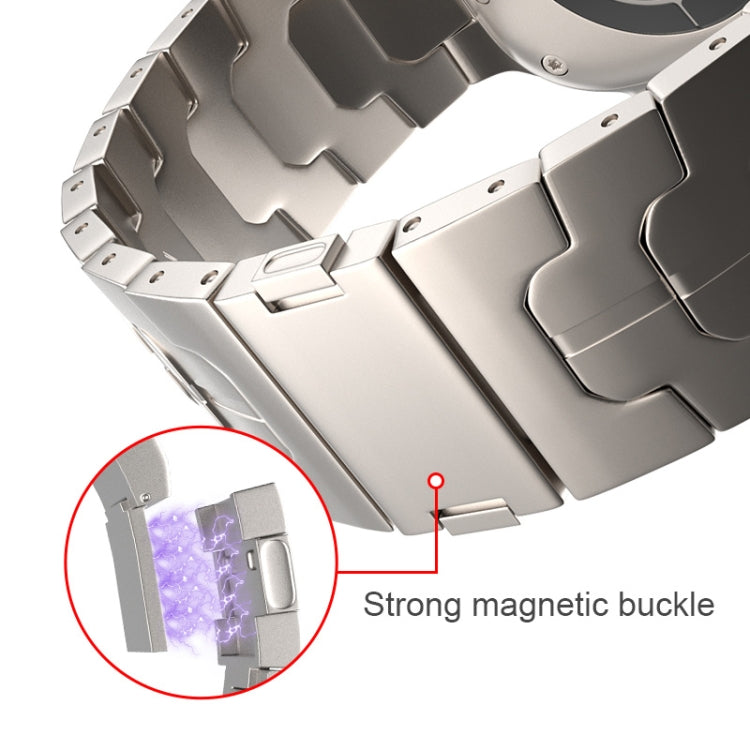 For Apple Watch SE 44mm Magnetic Buckle Titanium Alloy Watch Band(Silver) - free shipping - PMC TechLife - Order now!