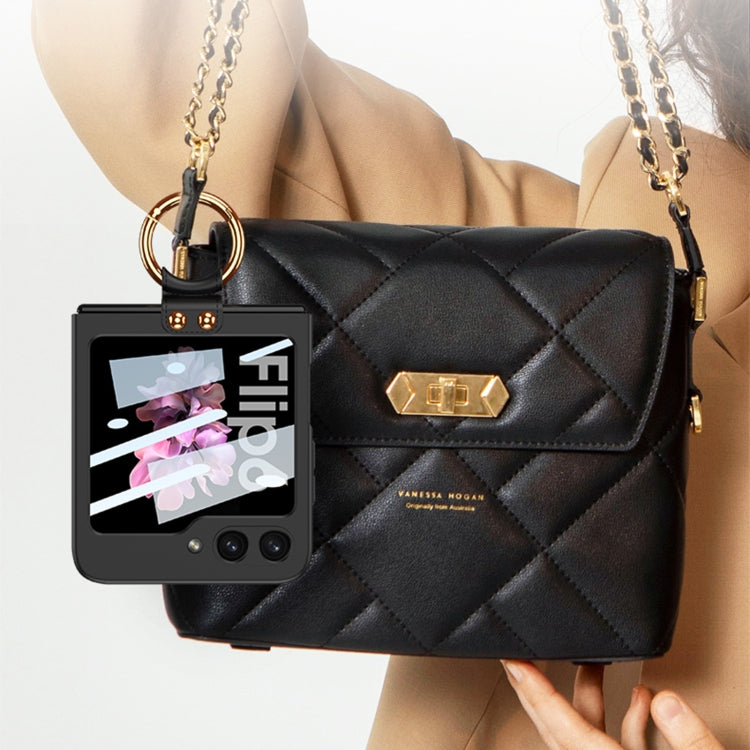 For Samsung Galaxy Z Flip6 / Flip7 FE GKK Integrated Ultra-thin PC Full Coverage Phone Case with Ring Holder(Silver) - free shipping - PMC Jewellery - Order now!