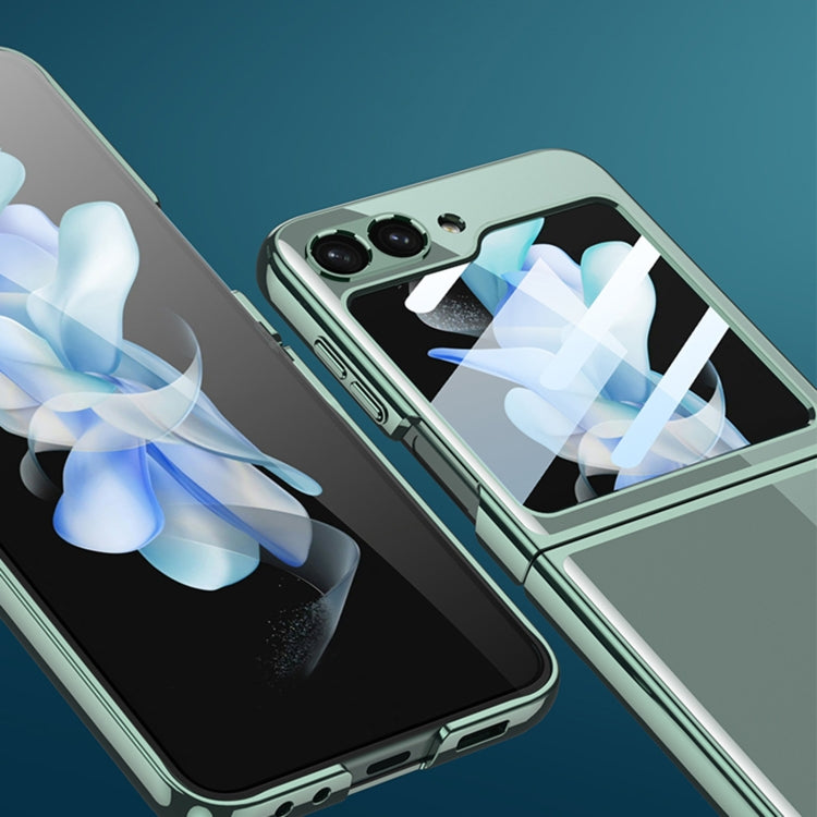 For Samsung Galaxy Z Flip6 / Flip7 FE GKK Integrated Electroplating Full Coverage Phone Case(Transparent) - free shipping - PMC Jewellery - Order now!