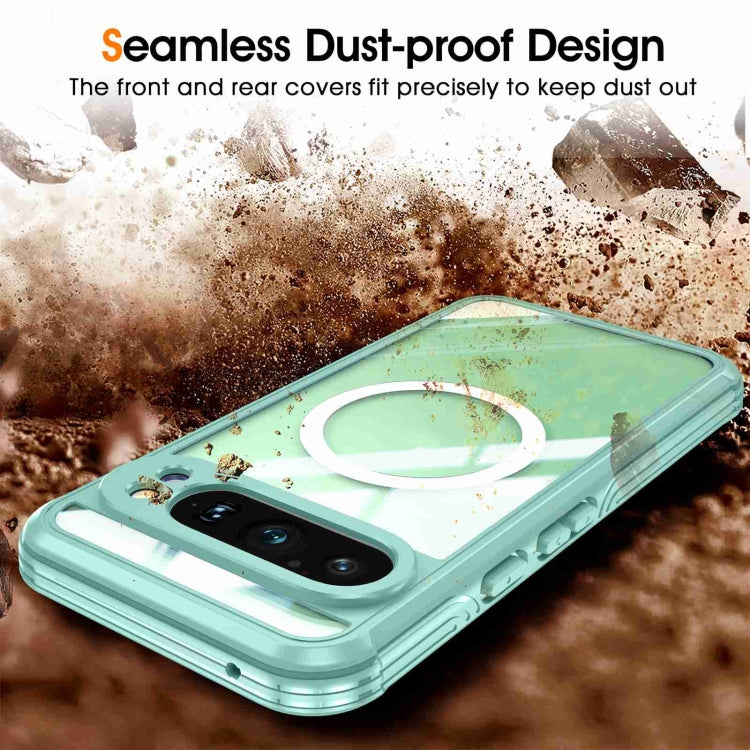 For Google Pixel 9 Pro XL RedPepper Transparent IP54 Life Waterproof Phone Case(Green) - free shipping - PMC TechLife - Order now!